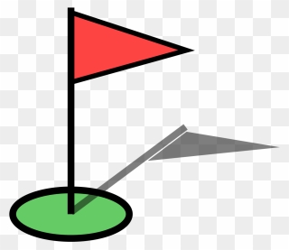 Golf Clipart Flagstick - Png Download
