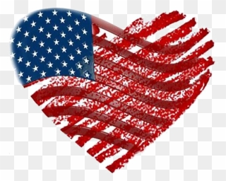 Red White Blue Heart Clipart