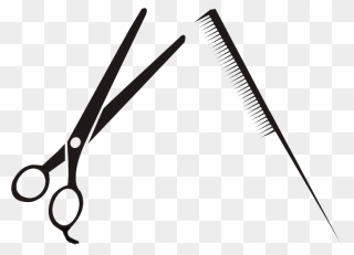 Comb Scissors Hair Care - Vector Hair Scissors Scissors Png Clipart