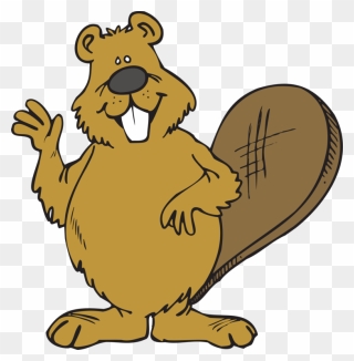 Groundhog Day,cartoon,rodent - Beaver Clipart - Png Download