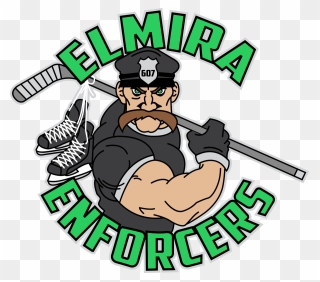 Elmira Enforcers Logo Clipart
