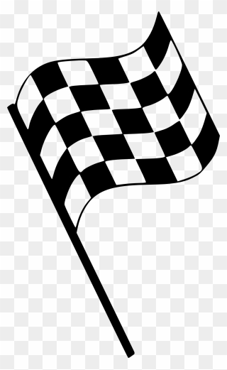 Checkered Flag Clipart Free Image - Finish Line Flag Png Transparent Png