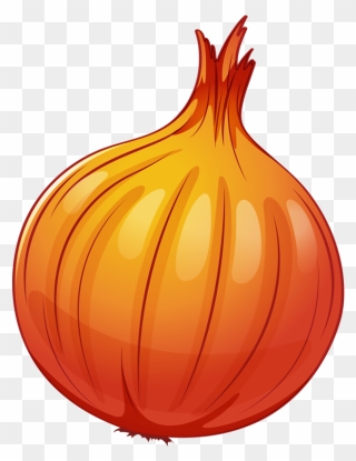 Vegetables Clipart Onion - Cartoon Clipart Onion - Png Download