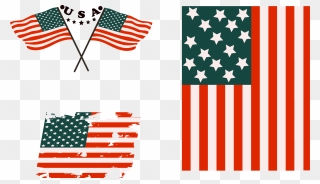 Flag Of The United States Graphic Design - Graphic Design Clipart