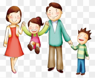 Family If Clip Art - Cartoon Family Png Transparent Png