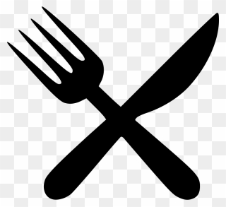 Fork Clipart Svg - Fork And Knife Vector Icon - Png Download
