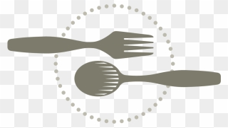 Fork And Knife Icon Png - Social Media Icon F Clipart