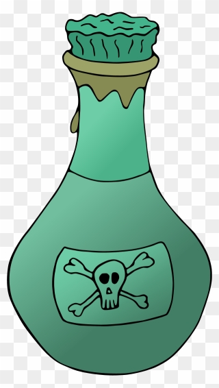 Poison With Skull Crossbones - Poison Clipart - Png Download