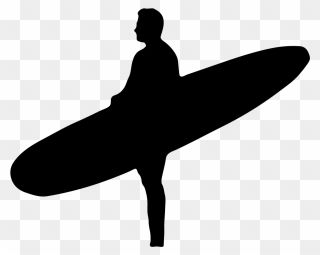 Surfer Silhouette Png Clipart