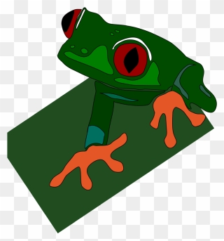 Green Dart Frog Clipart - Png Download