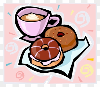 Free Clipart Coffee And Donuts - Breakfast With Parents Flyer - Png Download
