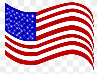 United Of American States Flag The Clipart - Clipart Usa Flag - Png Download