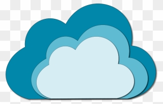 Shaded Clouds - Clipart Clouds - Png Download