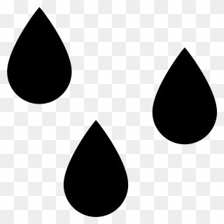 Water Drops Black Png Clipart