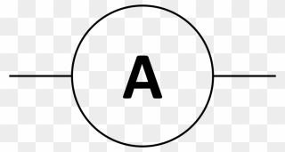 Ammeter Symbol - Symbol For A Ammeter Clipart