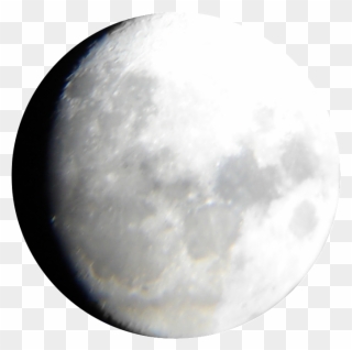 Moon Png - Half Transparent Moon Png Clipart