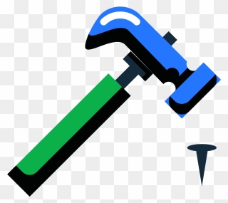 Hammer Tool Nail Clip Art - Clip Art - Png Download