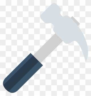 Small Hammer Vector Material Png Download - Blade Clipart