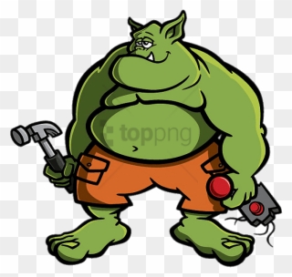 Free Png Ogre With Hammer Png Image With Transparent - Clipart Ogre