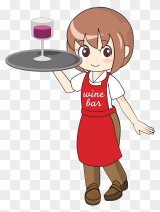 Girl In Apron Clipart - Png Download
