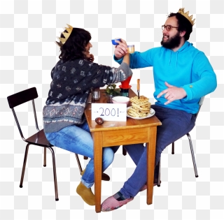 People Eating Png - People Sitting At Tables Png Clipart