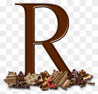 Letter R In Thanksgiving Font Clipart