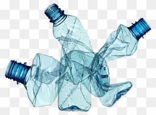 Transparent Reusable Water Bottle Clipart - Single Use Plastic Png