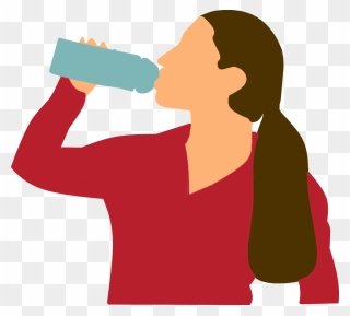 Drinking Water Free Vector Clipart