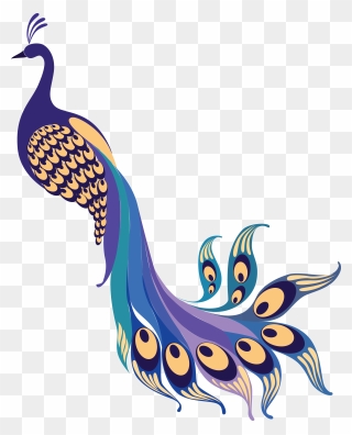 Peacock Png Clipart On Getdrawings - Vector Transparent Peacock Png