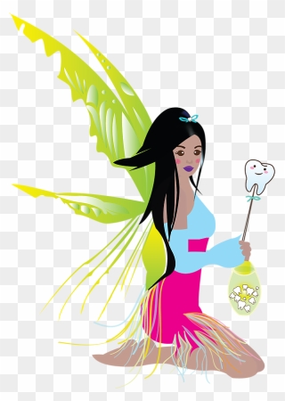 Dental Clipart Tooth Fairy - Illustration - Png Download