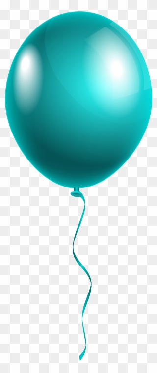 Balloon Sphere Font - Single Birthday Balloon Vector Clipart