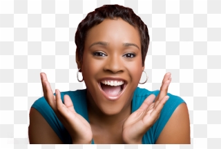Happy Person Png Transparent Images - Happy Black Woman Png Clipart