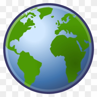 Earth Png Background Clipart - Transparent Background Globe Icon