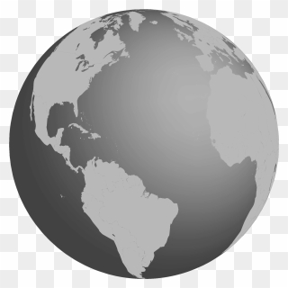 Grey Globe Png Clipart