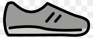 Running Shoe Emoji Clipart - Png Download