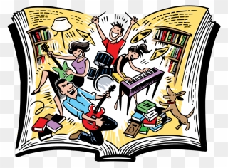 Libraries Rock Summer Reading Program Ideas Clipart