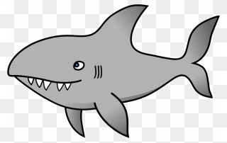 Great White Sharks Cartoons Clipart