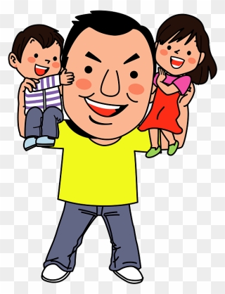 Father Family Mother Son Clipart - Cartoon - Png Download