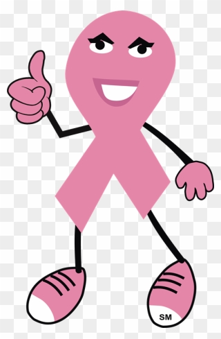 Breast Cancer Patient Thumbs Up Clipart