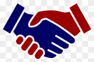 Group Clipart Handshake - Hand Shake Logo Png Transparent Png