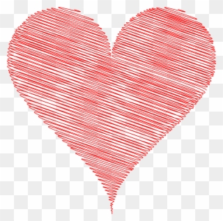Heart Clipart Scribble - Love Heart Clipart - Png Download