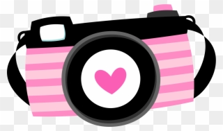 Clipart Child Camera - Pink Cartoon Camera - Png Download