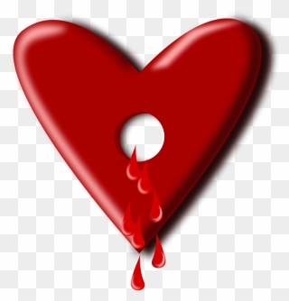 Heart Blood Download Description - Heart With A Hole Clipart