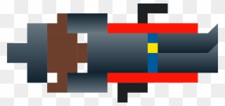 Pixel Art Firearm American Frontier Gun - Pixel Art Guns Big Clipart