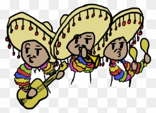 Mariachi Band For My French Project - Mariachi Band Easy Drawing Clipart