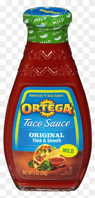 Taco Sauce - Ortega Mild Taco Sauce Clipart