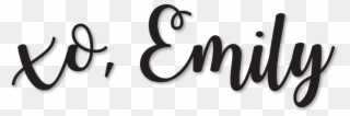 Emily Kyle Nutrition - Calligraphy Clipart