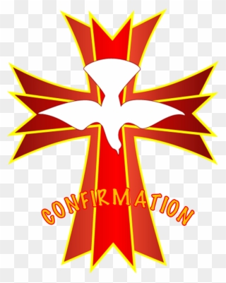 Confirmation Cross And Dove Clipart
