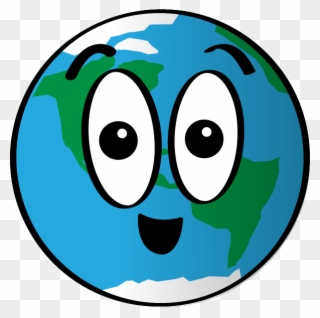 Illustration Of Earth - Cartoon Earth Thank You Clipart
