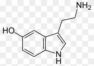Happiness Molecule - Serotonin Molecule Clipart